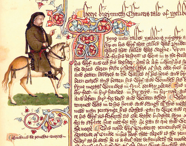 Chaucer writes The Canterbury Tales