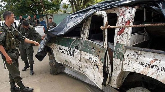 Emboscada a patrulla de la Policia
