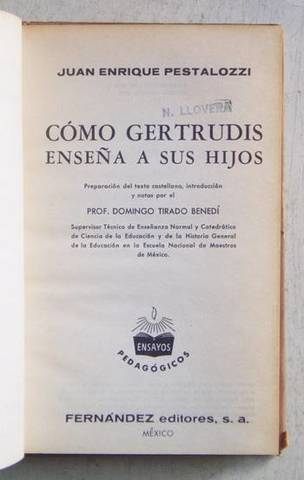 EDUCA GERTRUDIS A SUS HIJOS