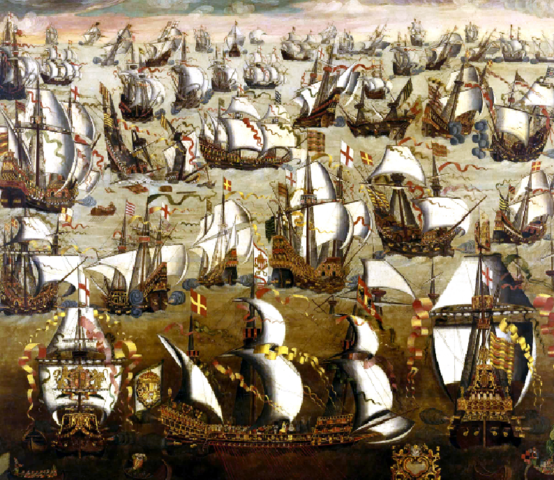 Spanish Armada was defeated