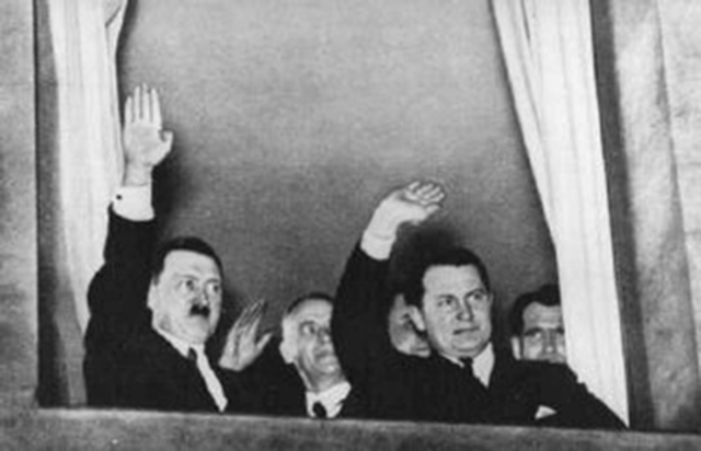 Hindenburg appoints Hitler Chancellor of Germany