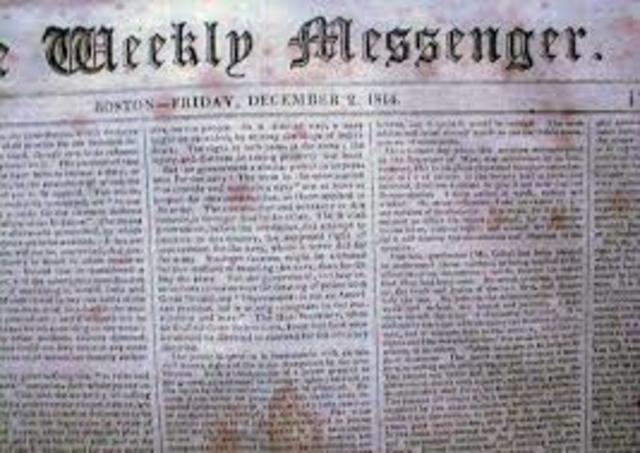 Nace el periodico weekly messenger