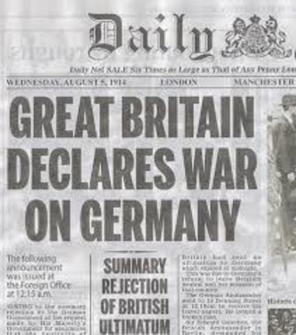 (EU) Britain Declares War on Germany