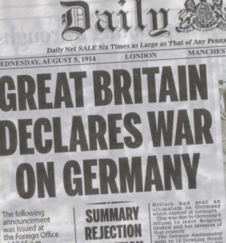 (EU) Britain Declares War on Germany