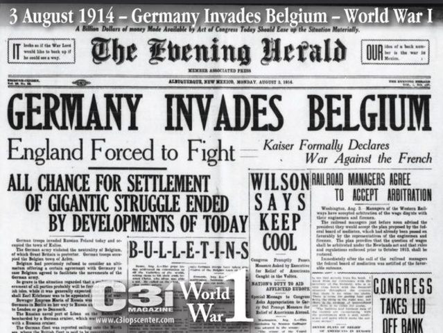 (EU) Germany attacks/ declares war on France