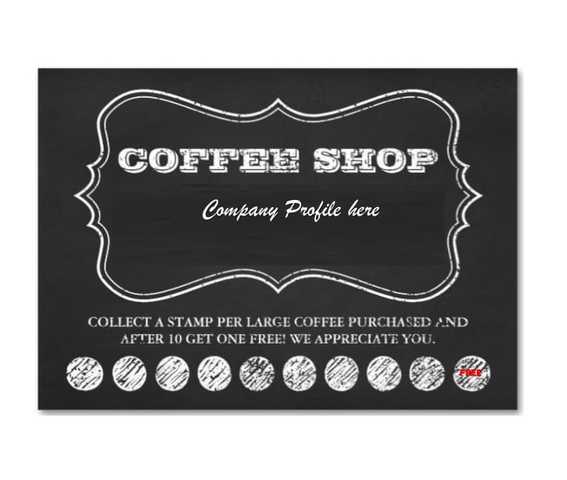 Punch Card Coupon Plan