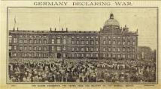 Germany declares war