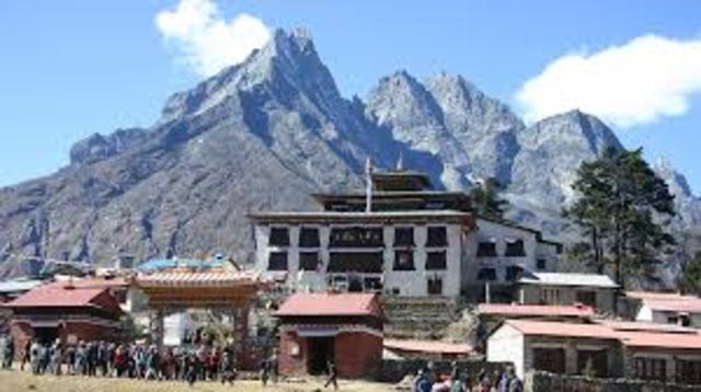 Ceremony at base camp
