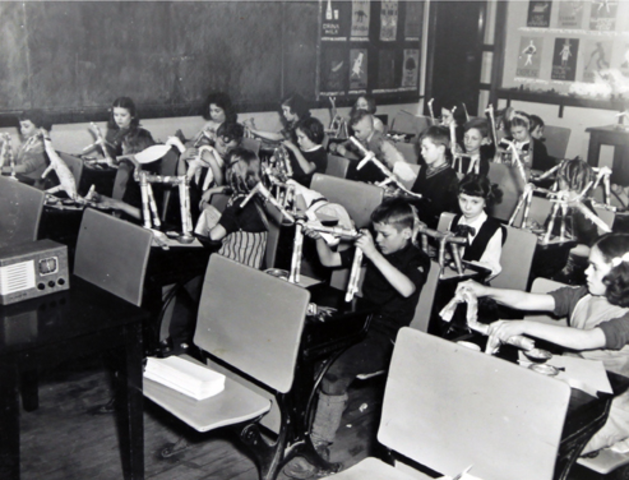 World War II- AV Devices and Military teaching, industry