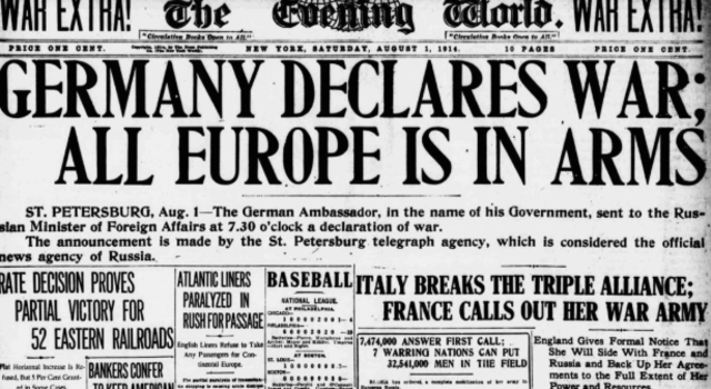 (EU) Germany attacks/declares war on France