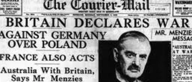 Britain declares war on Germany (EU)