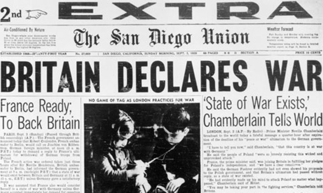 (EU) Britain Declares War on Germany