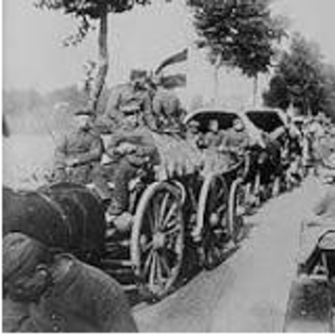 (EU) Germany attacks/ declares war on France