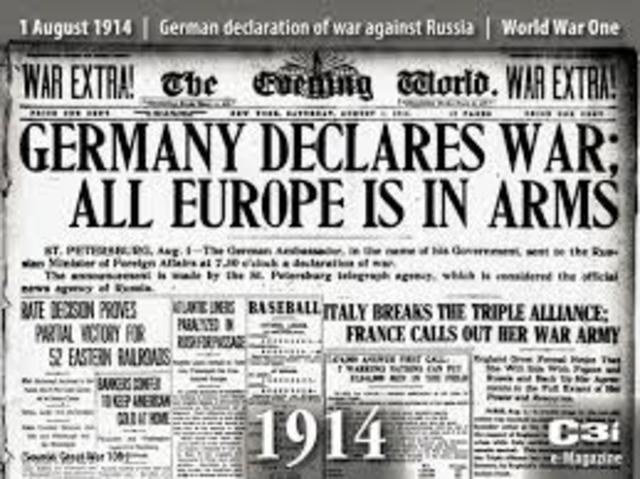 Germany Declares War On Russia