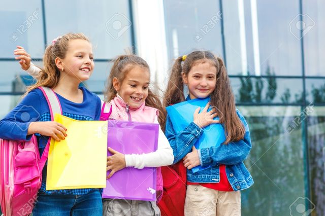 Primer día en la primaria.