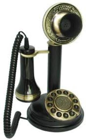 phones made as candlesticks