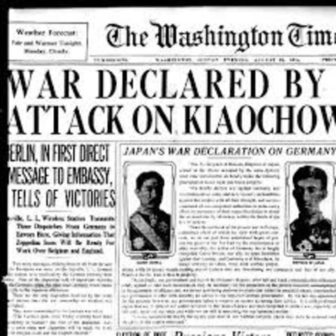 Japan Declares war on Germany