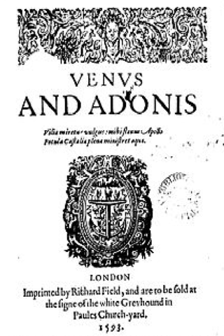 Shakespeare became a published poet