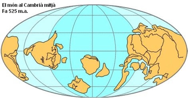 COM ESTAVEN ELS CONTINENTS ABANS DE FORMAR PANGEA
