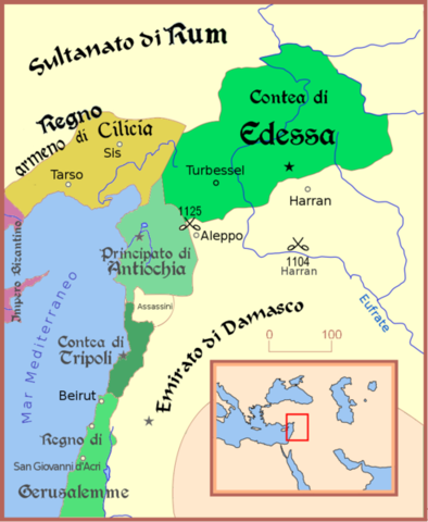 Conflicto Militar y captura del Condado de Edesa