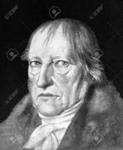 Georg Wilhelm Friedrich Hegel      1770 - 1831
