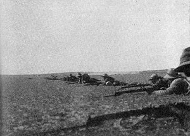the Battle of Rafa occurs near the Egyptian border with Palestine.