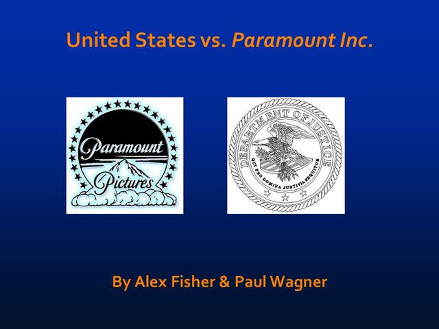 United states vs Paramount