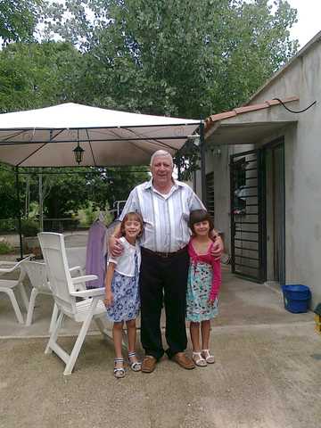 Visita dels tiets a la masia.