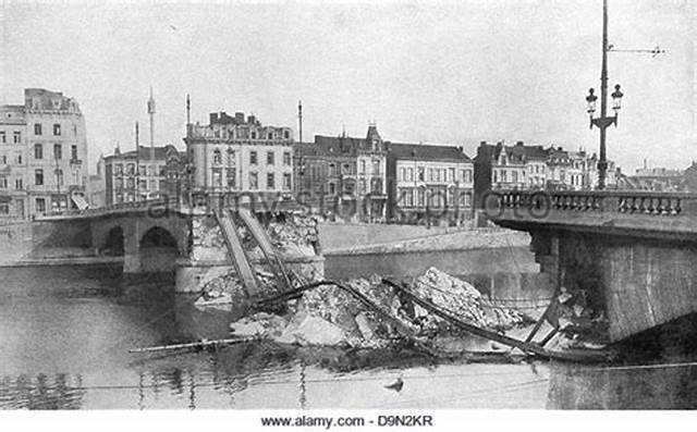 German army occupies city of Liege, Belgium