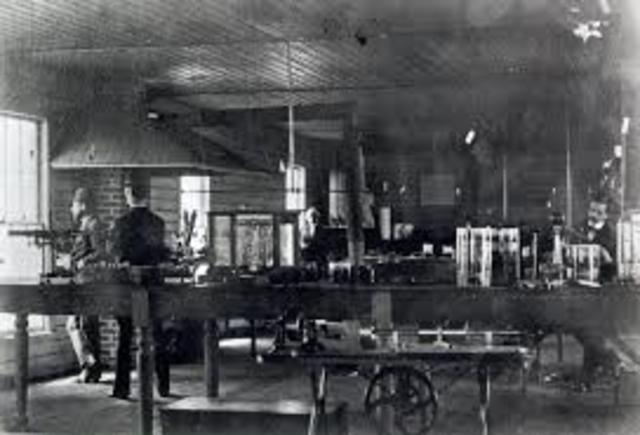 Edison opens his first Industrial research lab
