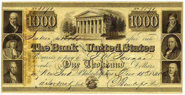 First Bank of the United States chartered