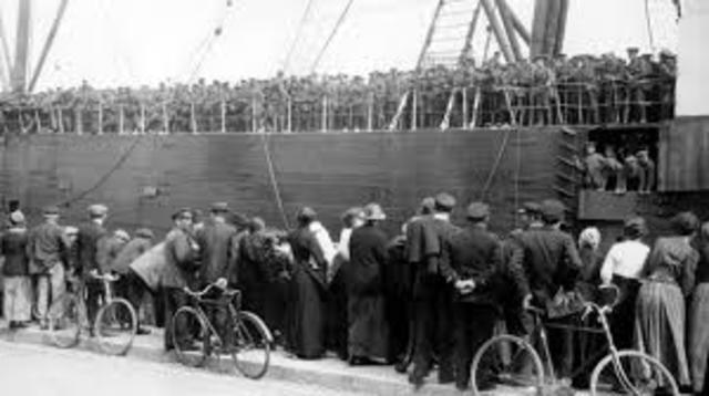 British Troops Arrive