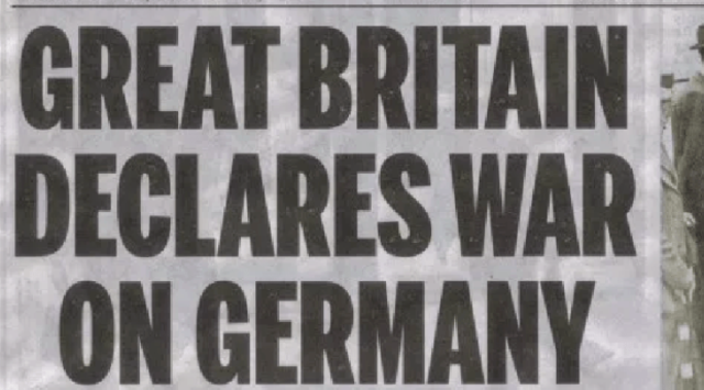 (EU) Britain Declares War On Germany
