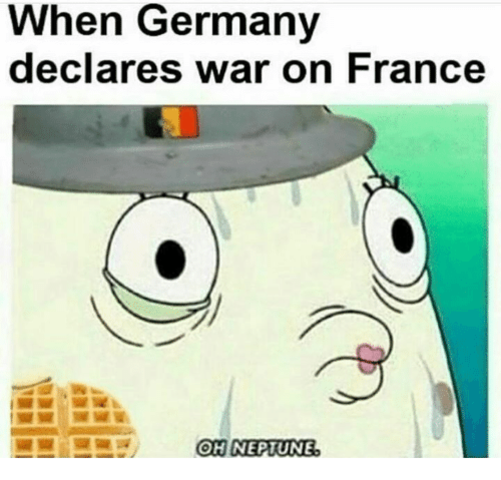 (  EU ) Germany declares war on France