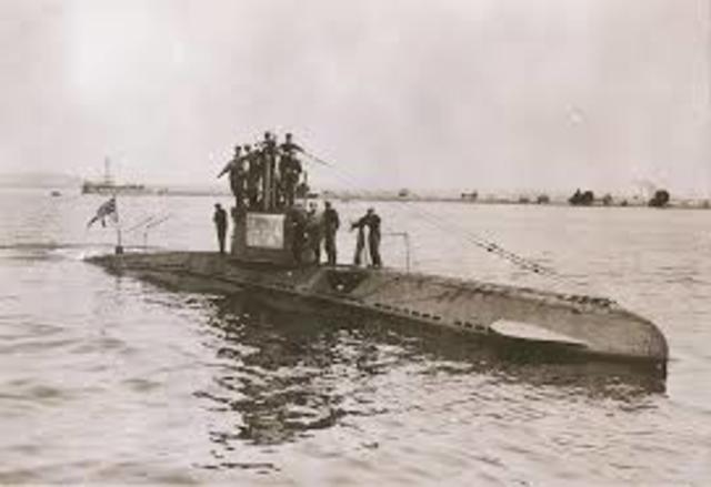 German sink a u boat