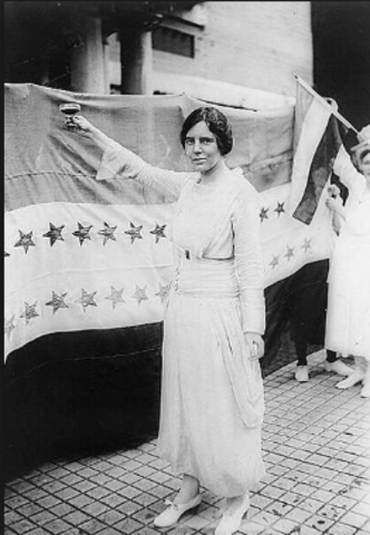Alice Paul and Lucy Burns formed the Congressional Union for Women Suffrage