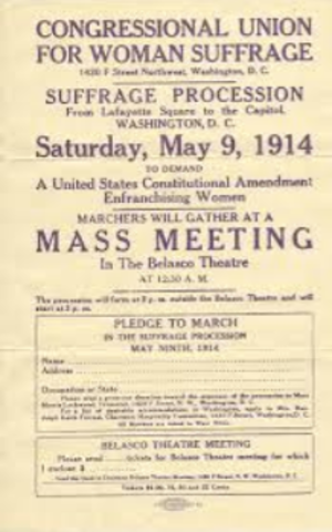 Congressional Union for Women Suffrage