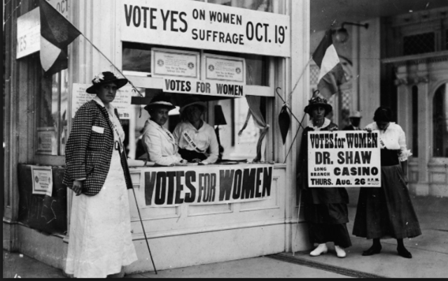 The women's suffrage amendment is passed by the House of Representatives