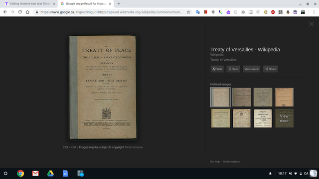 Treaty of Versailles