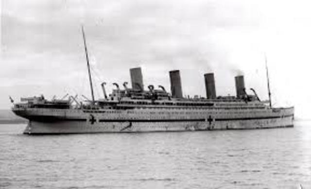 Britannic sinks