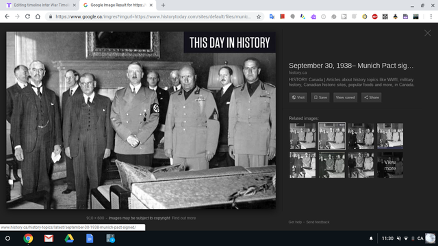 Signing of the Munich Agreement