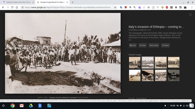 Italy Invaded Ethiopia