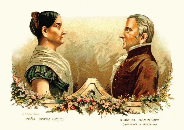 Miguel y Josefa Ortiz de Domínguez