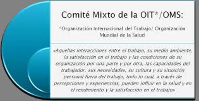 OIT-OMS DEFINEN MEDICINA DEL TRABAJO