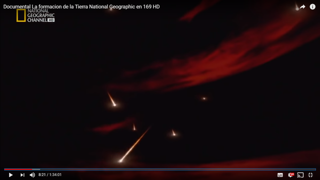 Primera lluvia de meteoritos