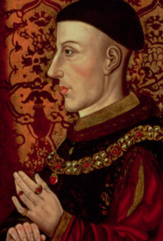 Beginning of Henry V of England's reign