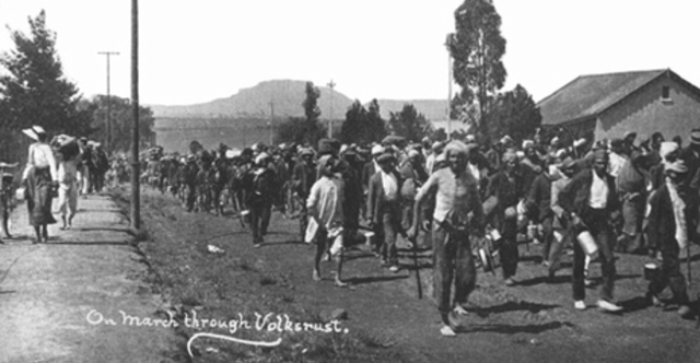 Gandhi attenpts to gain rights from South Africa