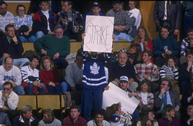 First NHL Strike