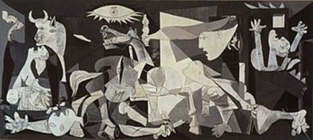 Pablo Picasso released Guernica