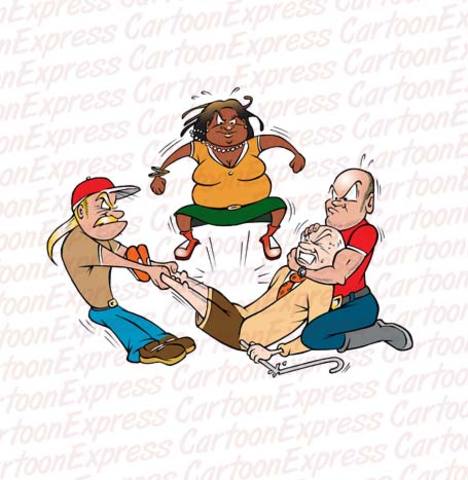 her and tinney get in to a fight.